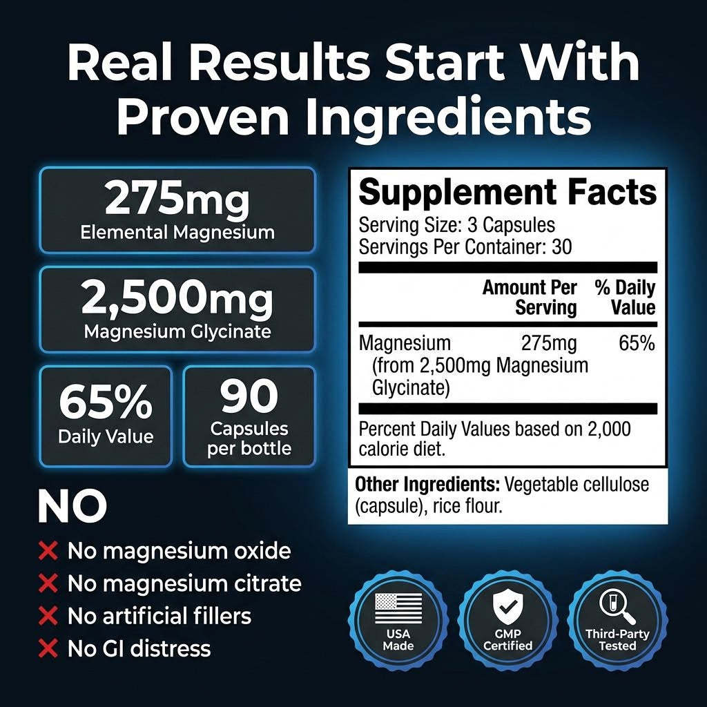 Pure Magnesium | High-Absorption Glycinate