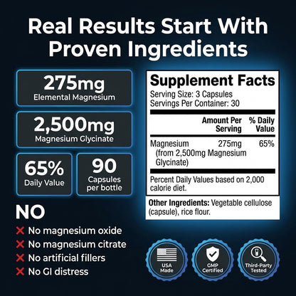 Pure Magnesium | High-Absorption Glycinate
