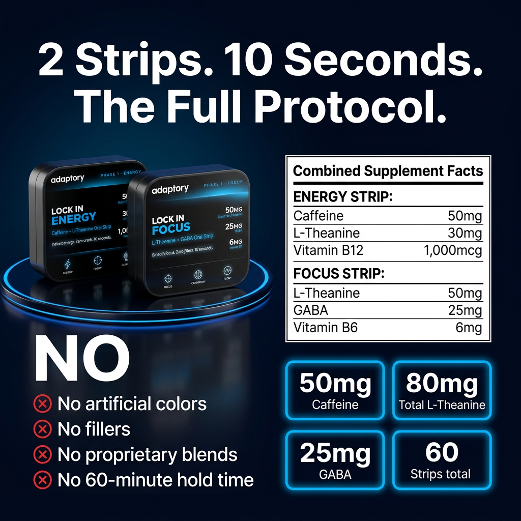 Lock In | Energy + Focus Oral Strips